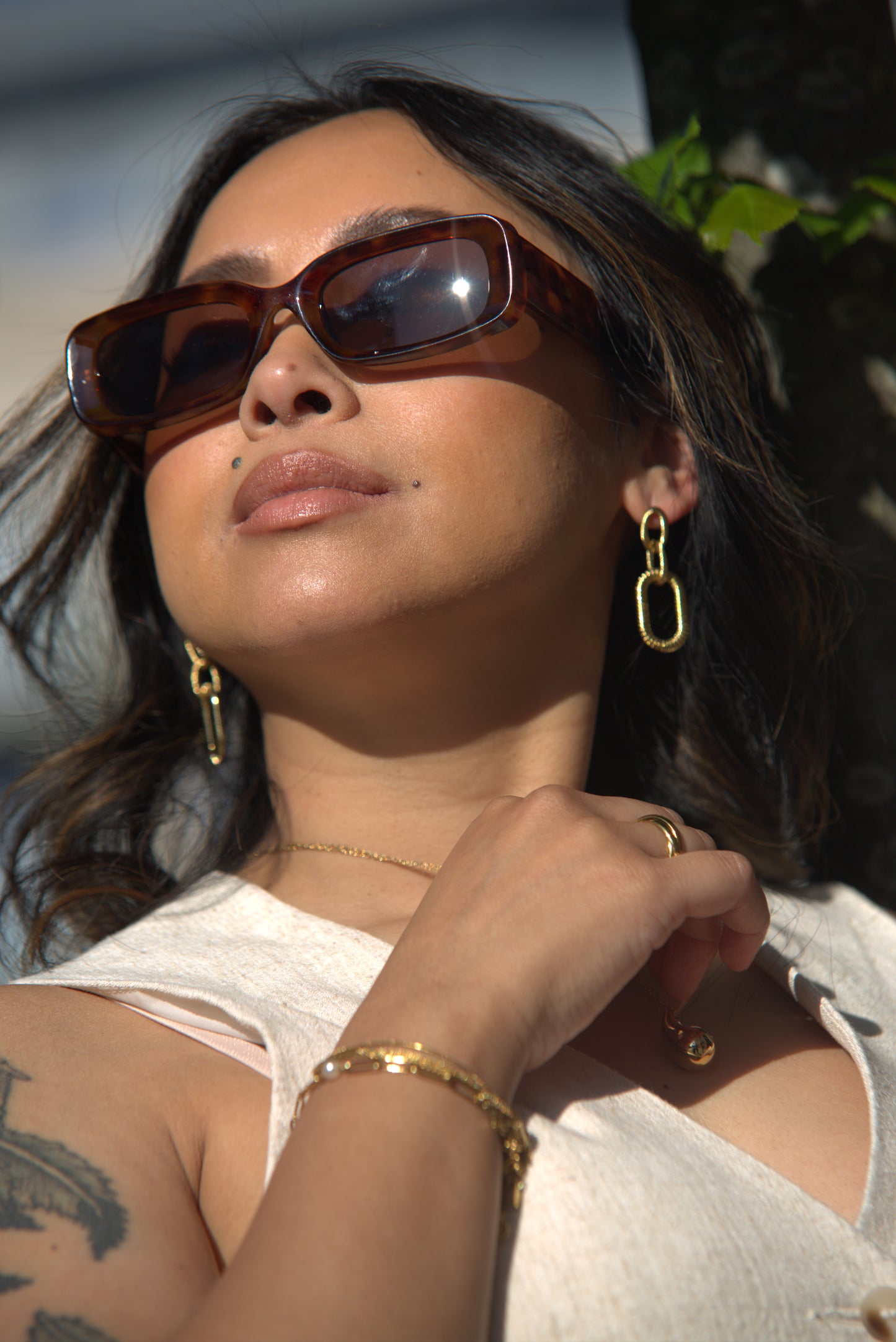 Merger Medium Hoop Earring